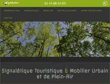 Tablet Screenshot of ad-production.fr